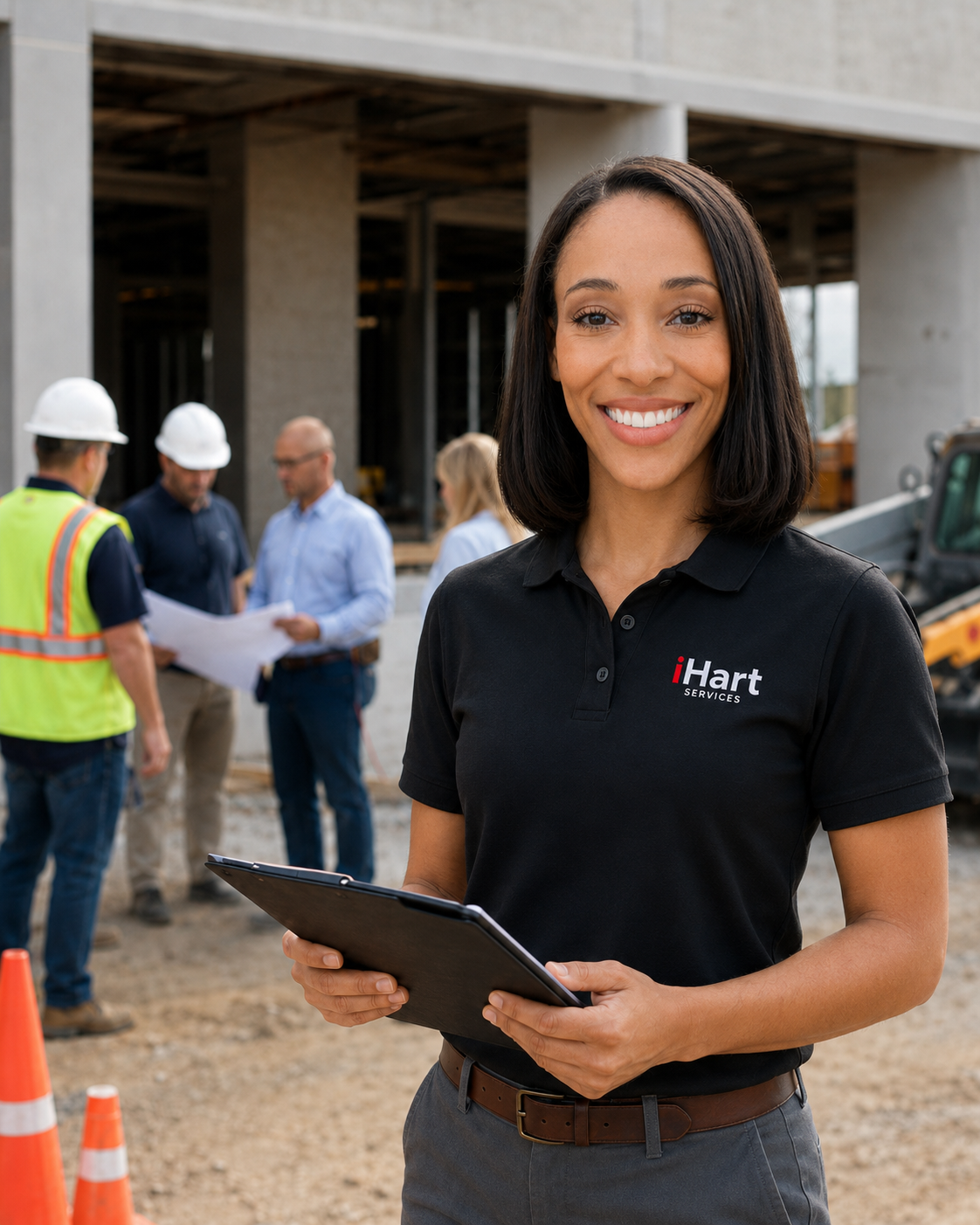 Daphne Hart on site — iHart Services representative
