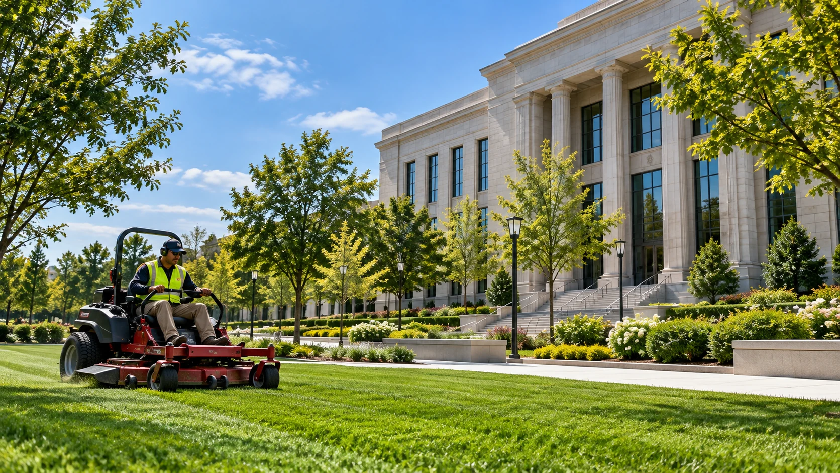 Illustrative public facility grounds maintenance